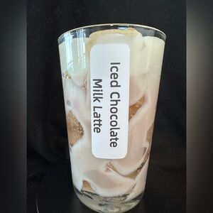 Iced Chocolate Milk Latte Scented Candle